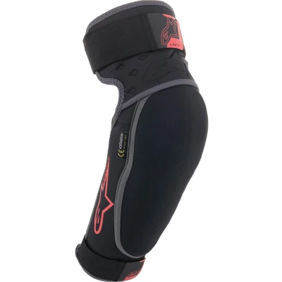 Afbeelding van Alpinestars Vector Elleboogbeschermers, zwart rood, afmeting S M voor man