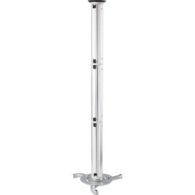 Afbeelding van Manhattan 424820 Beamer plafondbeugel Kantelbaar, Draaibaar Afstand vloer plafond (max.): 106 cm Zilver