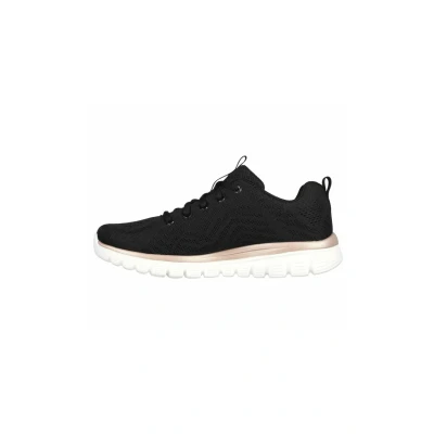 Afbeelding van Skechers Graceful GET Connected Sneakers laag, Dames, Maat: 38, Black gold bkgd Mesh