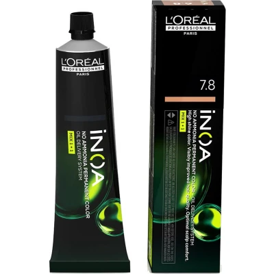 Afbeelding van Permanente Kleur L&#039;Oreal Professionnel Paris Inoa Color Nº 7.8 Blond (60 g)