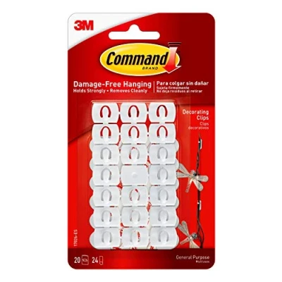 Afbeelding van Commando Decoreren Clips Clear 20 stuks Clip 17026 1 Pack