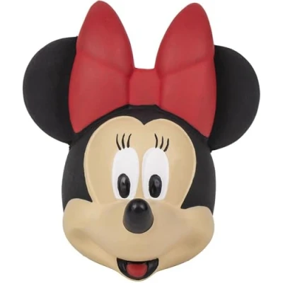 Afbeelding van Hondenspeelgoed Minnie Mouse Zwart Rood Latex 8 x 9 7,5 cm