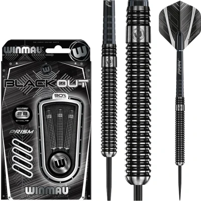 Afbeelding van WINMAU Blackout: Steeltip Tungsten Dartpijlen Professioneel 28g