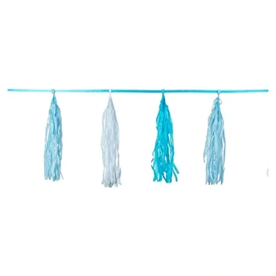 Afbeelding van Folat Tasselslinger licht blauw