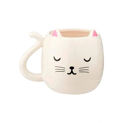 Afbeelding van Sass &amp; Belle mok in de vorm van een kat kattenvorm koffiemok cutie vormige