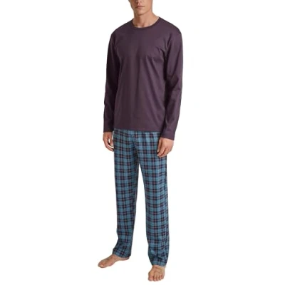 Afbeelding van CALIDA Relax Comfy 6 pyjama Plum, maat 46 48, pruim, 46/48