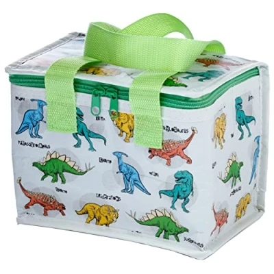 Afbeelding van Kleine lunch Koeltas Dinosaurus print 21 x 16 14 cm 4,7 liter