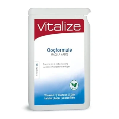 Afbeelding van Oogformule Macula Areds 90 tabletten Voor een normaal gezichtsvermogen Ondersteunt de conditie van het oog Vitalize