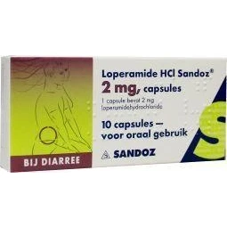 Afbeelding van Loperamide Hcl Sandoz Capsule 2mg