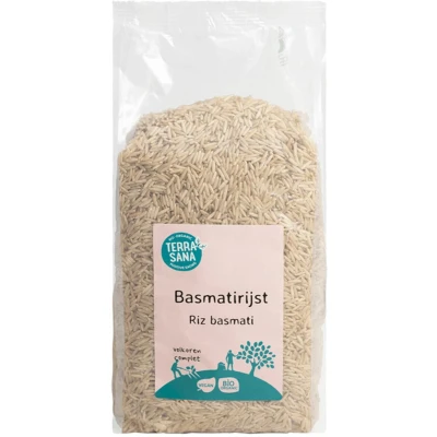 Afbeelding van Terrasana Basmati rijst bruin 1 kilog
