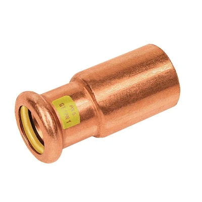 Afbeelding van BONFIX Press roodkoperen perskoppeling insteekverloop 28 x 15 pers