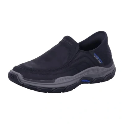 Afbeelding van Skechers Slip Ins Respected Elgin 204810 BBK, Mannen, Zwart, Sneakers, maat: 41,5