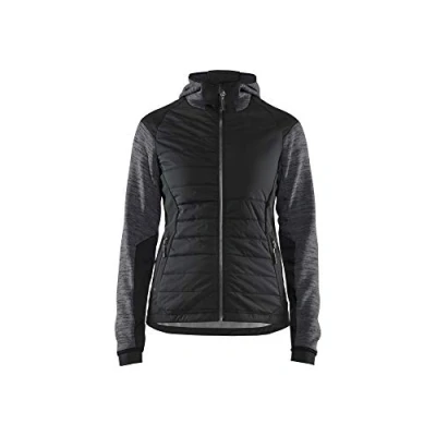 Afbeelding van Blaklader 593121179899XL dames hybride jas, donkergrijs/zwart, maat XL