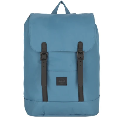 Afbeelding van Herschel Vrije tijd rugzak Schoolrugzak Recycled Flight Satin Retreat Small Backpack Blue Ashes Petrol