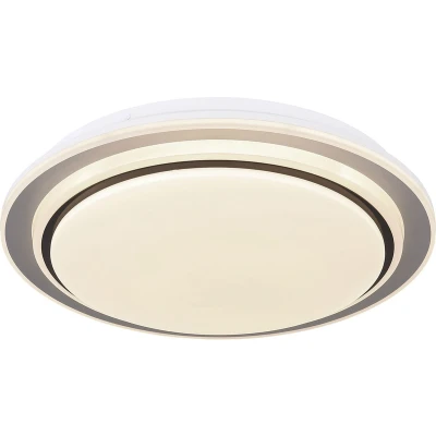 Afbeelding van Globo plafonniere Foppa wit metaal 40 cm ingebouwde LED module 41581 24
