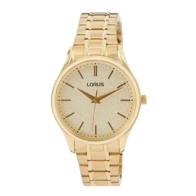 Afbeelding van Lorus RG220WX9 Analoog kwartshorloge voor dames, met metalen armband, goud