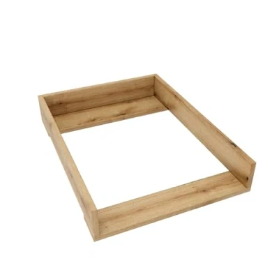 Afbeelding van regalik Aankleedopzetstuk voor Malm IKEA 72cm x 50cm Afneembaar aankleedtafelopzetstuk commode in Oak Afgesloten met ABS materiaal 1mm