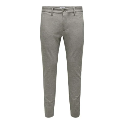 Afbeelding van ONLY &amp; SONS Onsmark Slim Ditsy 020934 broek, Chinchilla, 30W x 34L