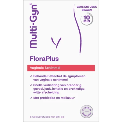 Afbeelding van Multi Gyn FloraPlus Vaginale Schimmel 5ST