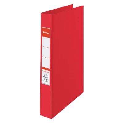 Afbeelding van Ringband Esselte Vivida A4 4 rings O mech 25mm PP rood