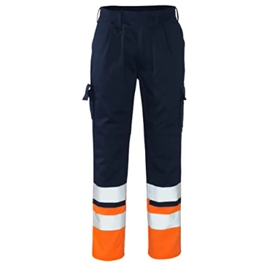 Afbeelding van Mascot Safe Compete Broek met kniezakken 12379 430 marine/hi vis oranje C48 90