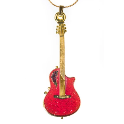 Afbeelding van Halsketting Ovation Roundback gitaar, rood