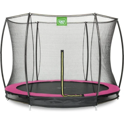 Afbeelding van EXIT inground trampoline ø305cm Silhouette (roze)