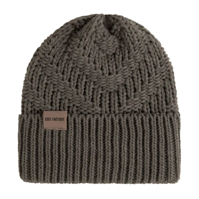 Afbeelding van Knit Factory Sally Muts, Maat: One Size, Cappuccino