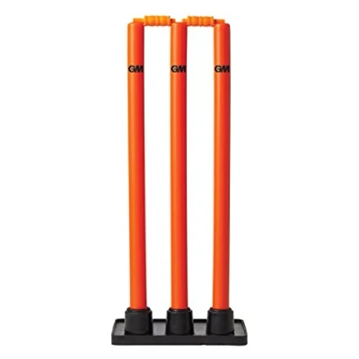 Afbeelding van Gunn &amp; Moore Multi Surface Cricket Stump Set Orange 28&quot;