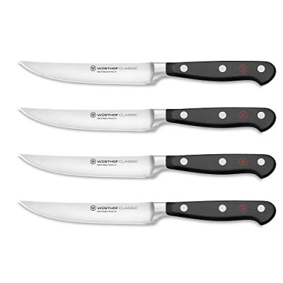Afbeelding van Wusthof Classic Steakmessenset 4 delig RVS