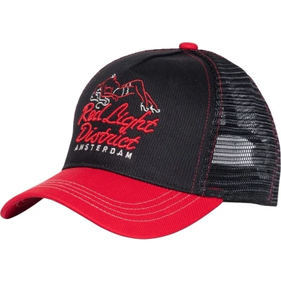 Afbeelding van King Kerosin Trucker Pet Red Light Rood &amp; Zwart