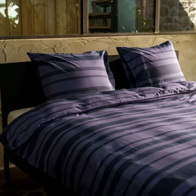 Afbeelding van Dekbedovertrek Kayori Sora Antracite Tencel 200 x / 220 cm 2 Persoons