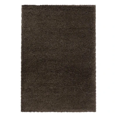 Afbeelding van Pearl Soft Hoogpolig Vloerkleed Bruin 200x290 cm