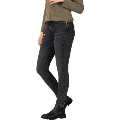 Afbeelding van TIMEZONE Dames Jeans Broeken slim ENAYTZ WOMANSHAPE Fit Zwart 26W / 32L Volwassenen