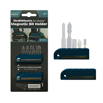 Afbeelding van StealthMounts BH MK BLU 2 Magnetische Bithouder Voor Machines Makita LXT Blauw pack