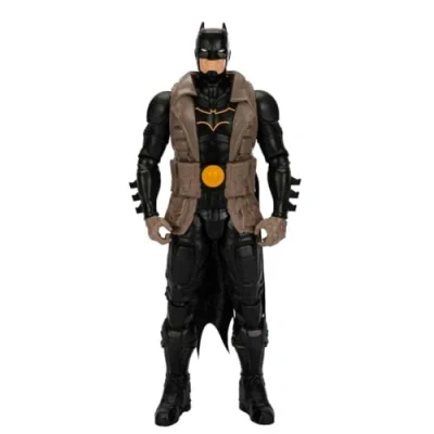 Afbeelding van DC Batman S10 actiefiguur, 30 cm groot, volledig beweegbaar voor spannende avonturen en actierijke stunts, speelgoed kinderen vanaf 4 jaar, origineel stripdesign