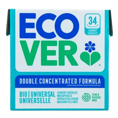 Afbeelding van 8x Ecover Wascapsules Universal Lilac&amp;Rescued Rose 34 stuks