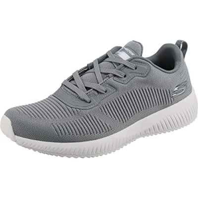 Afbeelding van Skechers Heren Squad UK 7 12, Grijze Mesh Trim, 46 EU
