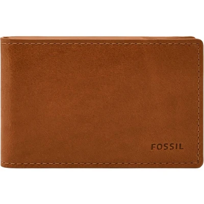 Afbeelding van FOSSIL Portemonnee Andrew FPW Bifold Saddle Bruine