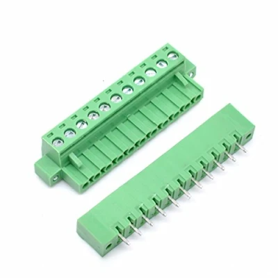 Afbeelding van Oiyagai 5 Stks 5.08mm Pitch 11 Pin PCB Pluggable Terminal Blocks Connectors Groen