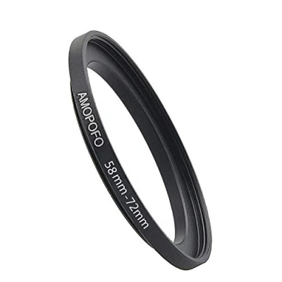 Afbeelding van 58 mm tot 72 metalen filterring, Step up filteradapter ring van cameralens met filterschroefdraad naar filterring