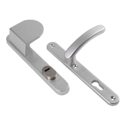 Afbeelding van AMI smalschild veiligheidsbeslag Rotaveer duwer/kruk PC 72 RS met kerntrekbeveiliging (afgerond) SKG***