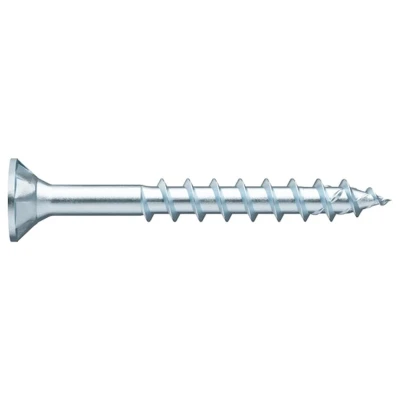 Afbeelding van Houtschroef ASSY, CS staal verzinkt, 4 x 25 gedeeltelijke schroefdraad, verzonken kop RW, 500 stuks met BIT
