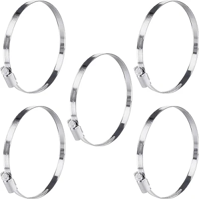 Afbeelding van Poppstar Roestvrij Stalen Slangklemmen 90 110 mm met Breedte 9 (5 stuks)