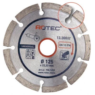 Afbeelding van Rotec diamantzaagblad universeel 125mm