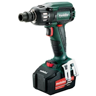 Afbeelding van Metabo SSW 18 LTX 400 BL accu slagmoersleutel 18v 4.0ah li ion koolborstelloos 602205500