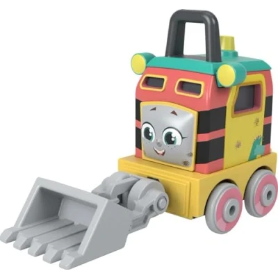 Afbeelding van Fisher Price Thomas &amp; Friends Sandy the Rail Speeder die cast push along toy train engine for preschool kids ages 3+