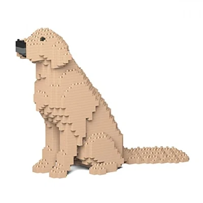 Afbeelding van JEKCA Golden Retriever 03S M03 Bouwstenenset, sculpturen van blokken, verzamelobject, perfect cadeau