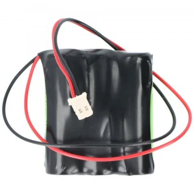 Afbeelding van Noodverlichting batterij NiMH 3.6V 1500mAh F1x3 Mignon AA met 110mm kabel en stekker, vervangt Beghelli 415097001
