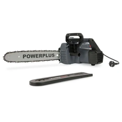 Afbeelding van Powerplus POWEG10100 Elektrische kettingzaag 2000W Zwaardlengte 350mm Automatische kettingsmering Incl. 1x ketting en zwaard